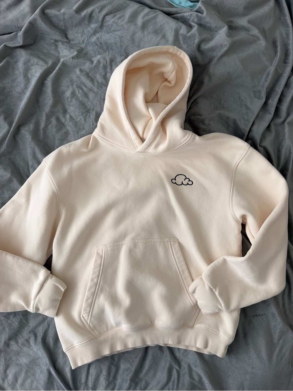 Cloud Nine Stress Ball Hoodie Cream – Medium